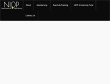Tablet Screenshot of niop.org